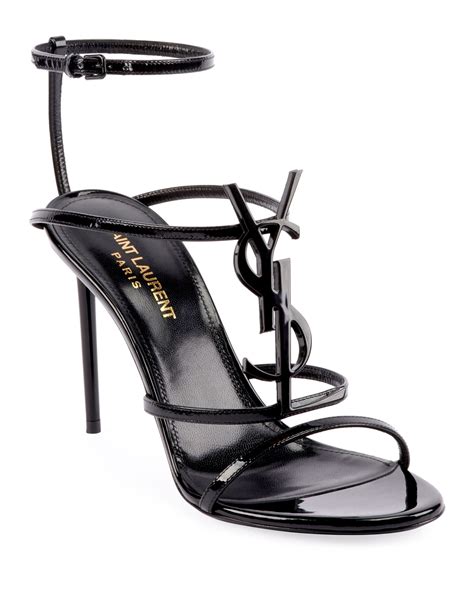 ysl cassandra black|YVES SAINT LAURENT YSL Saint Laurent Cassandra Sandals .